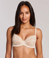 Embrace Lace® Underwire Bra: Sand/Ivory