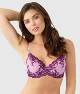 Embrace Lace® Underwire Bra: Lavender Sage/Dark Purple