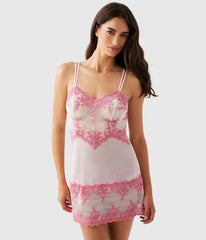 Embrace Lace® Chemise: Ballet Slipper/Chateau Rose