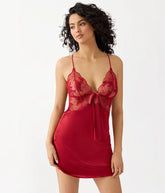 Midnight Soiree Chemise: Regina Red