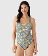 Understated Cotton Tank: Deco Floral