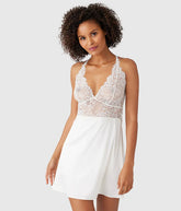 Center Stage Chemise: Egret
