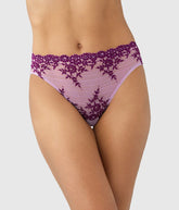 Embrace Lace® Hi-Cut: Lavender Sage/Dark Purple