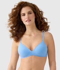 How Perfect Wire Free T-Shirt Bra: Bel Air Blue