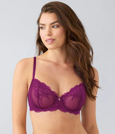 Vivid Attraction Underwire Bra: Dark Purple