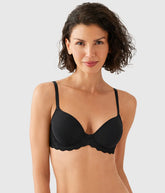 La Femme Underwire T-Shirt Bra: Black