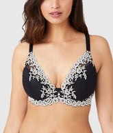 Embrace Lace® Plunge Bra: Black
