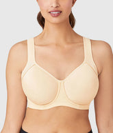 Lindsey Sport Contour Underwire Bra: Sand