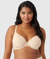 French Garden Seamless Underwire T-Shirt Bra: Sand