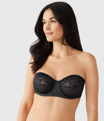 Visual Effects Strapless Minimizer Bra: Black
