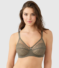 Retro Chic Full Figure Underwire Bra: Bungee Cord