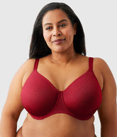 Back Appeal® H-K Cup Underwire Bra: Regina Red