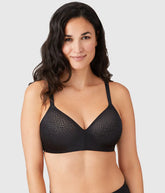 Back Appeal® Wire Free T-Shirt Bra: Black