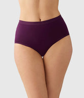 Understated Cotton Brief: Winter Bloom