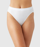 Understated Cotton Hi-Cut: White