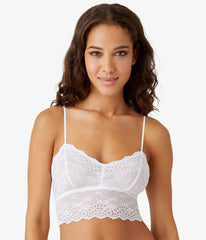 Inspired Eyelet Bralette: White