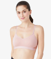 b.active Sport Bralette: Blush Pink