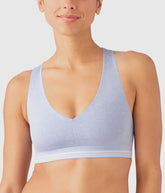 b.active Racerback Sport Bralette: Cosmic Sky Heather
