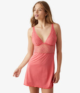 No Strings Attached Chemise: Tea Rose