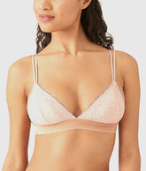 Lace Encounter Bralette: Rose Smoke