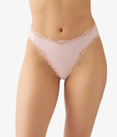 Future Foundation with Lace Hi Leg: Rose Smoke