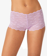 Inspired Eyelet Boyshort: Lavender Herb