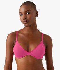 Cotton To A Tee Scoop Underwire Bra: Raspberry Sorbet