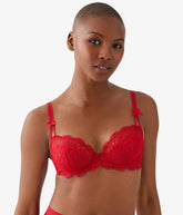 It's On Underwire Bra: Savvy Red