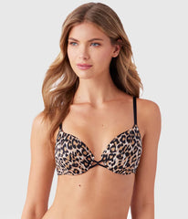 Undercover Plunge T-Shirt Bra: Leopard