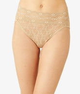 Lace Kiss Hi-Leg: Au Natural