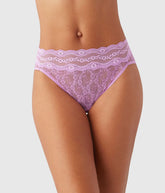 Lace Kiss Hi-Leg: Smoky Grape