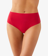 b.bare Hi-Waist Thong: Crimson Red