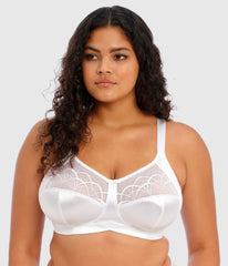 Cate Wire Free Bra: White