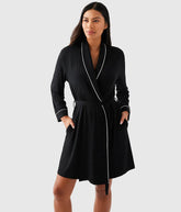 Lease to Lounge Robe: Black
