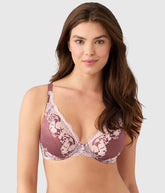 Modern Affair Plunge Underwire Bra: Rose Brown/Cradle Pink