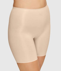 Beyond Naked Cotton Blend Thigh Shaper: Sand