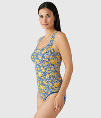 Understated Cotton Tank: Deco Floral