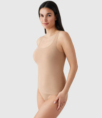 Understated Cotton Tank: Praline