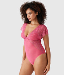 Lifted In Luxury Bodysuit: Hot Pink