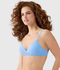 How Perfect Wire Free T-Shirt Bra: Bel Air Blue