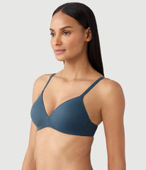 How Perfect Wire Free T-Shirt Bra: Dark Slate
