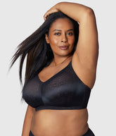 Back Appeal® H-K Cup Wire Free Bra: Black