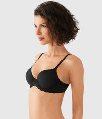 La Femme Underwire T-Shirt Bra: Black