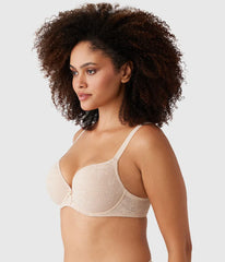 Lace Finesse T-Shirt Bra: Sand