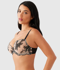 Midnight Soiree Underwire Bra: Caviar