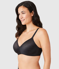 Back Appeal® Wire Free T-Shirt Bra: Black