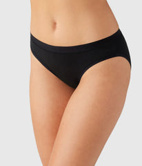 Understated Cotton Bikini: Black