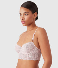 Untamed Demi Longline Bra: Rose Smoke