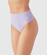 b.bare Hi-Waist Thong: Lavender Gray
