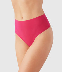b.bare Hi-Waist Thong: Cerise